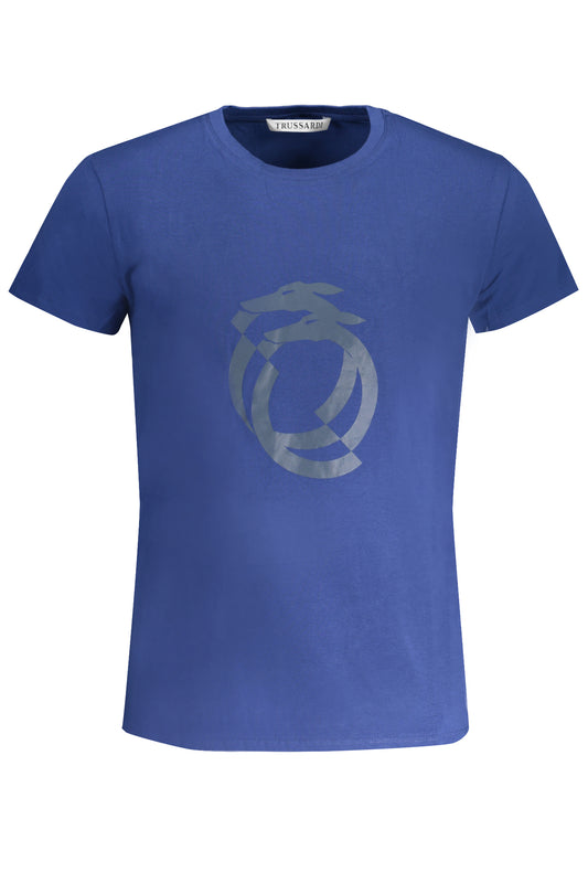 TRUSSARDI T-SHIRT MANICHE CORTE UOMO BLU TAGLIA = L