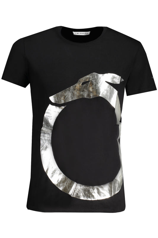 TRUSSARDI T-SHIRT MANICHE CORTE UOMO NERO TAGLIA = 2XL