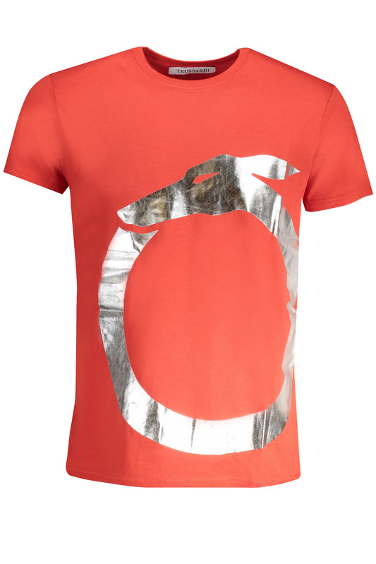 TRUSSARDI T-SHIRT MANICHE CORTE UOMO ROSSO TAGLIA = M