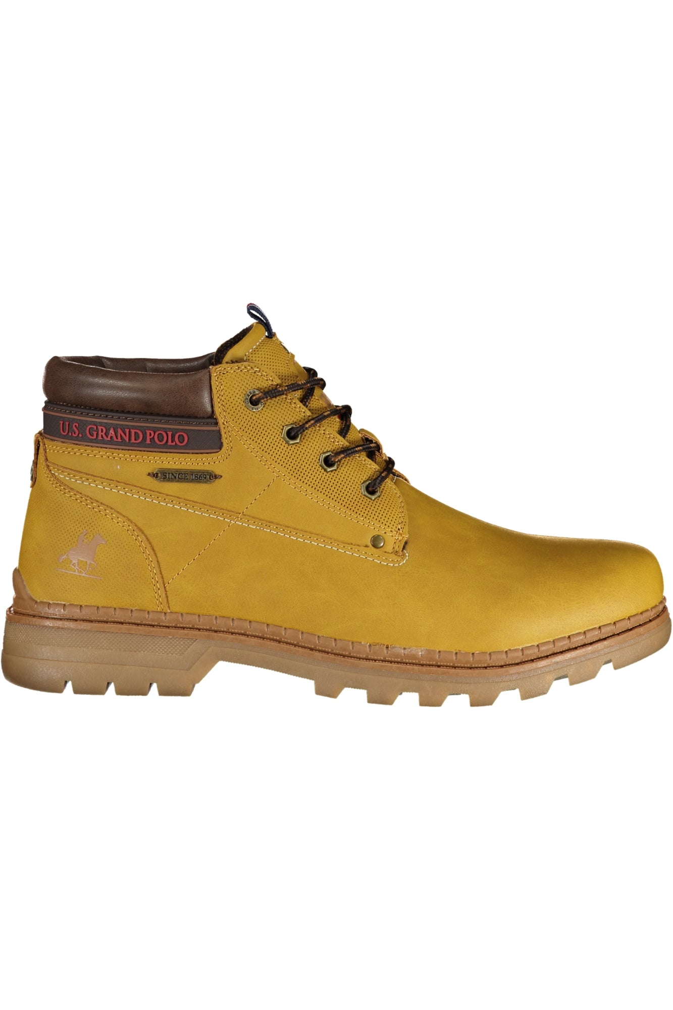 U.S. GRAND CALZATURA STIVALE UOMO GIALLO TAGLIA = 44