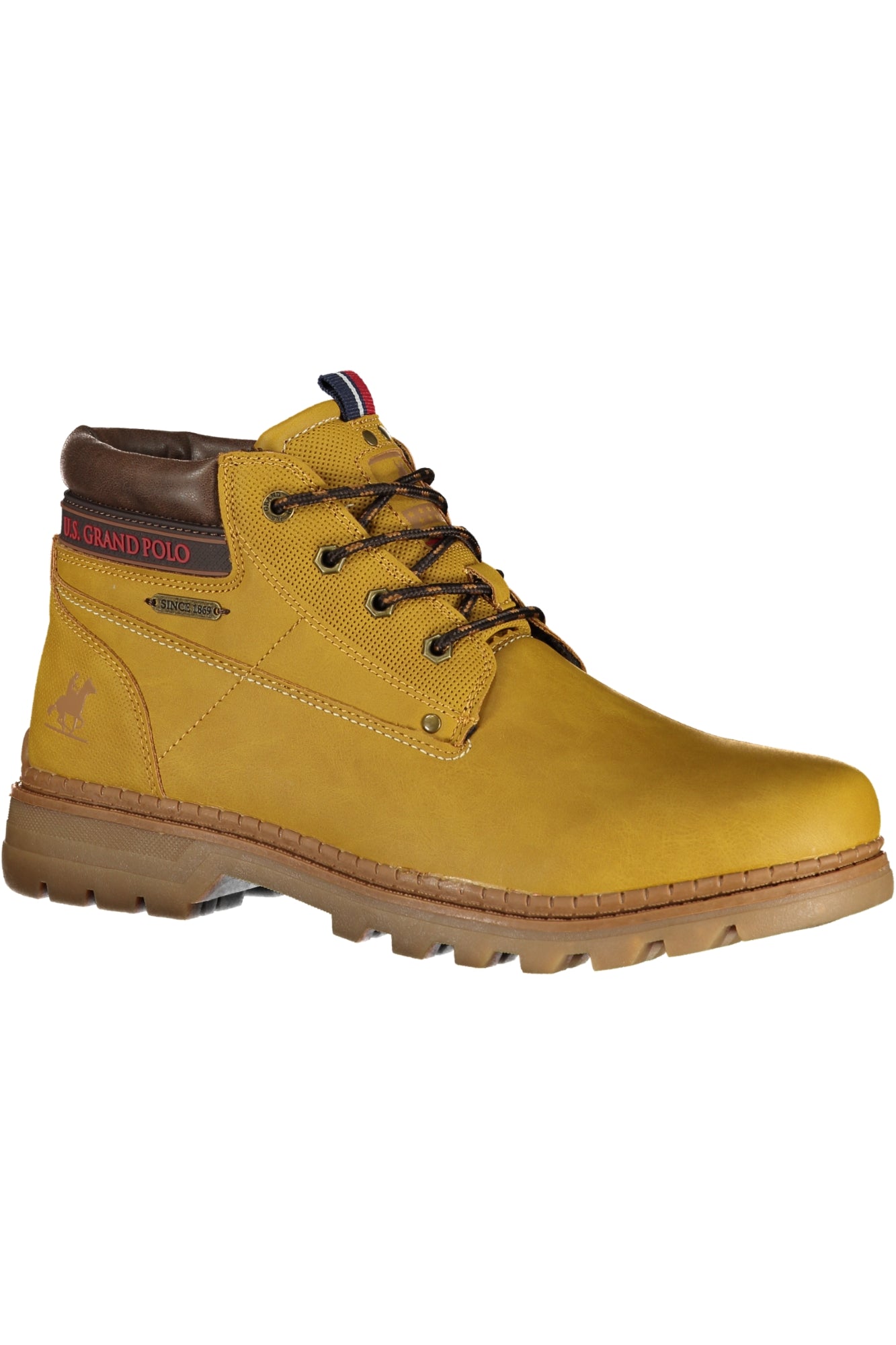 U.S. GRAND CALZATURA STIVALE UOMO GIALLO TAGLIA = 43