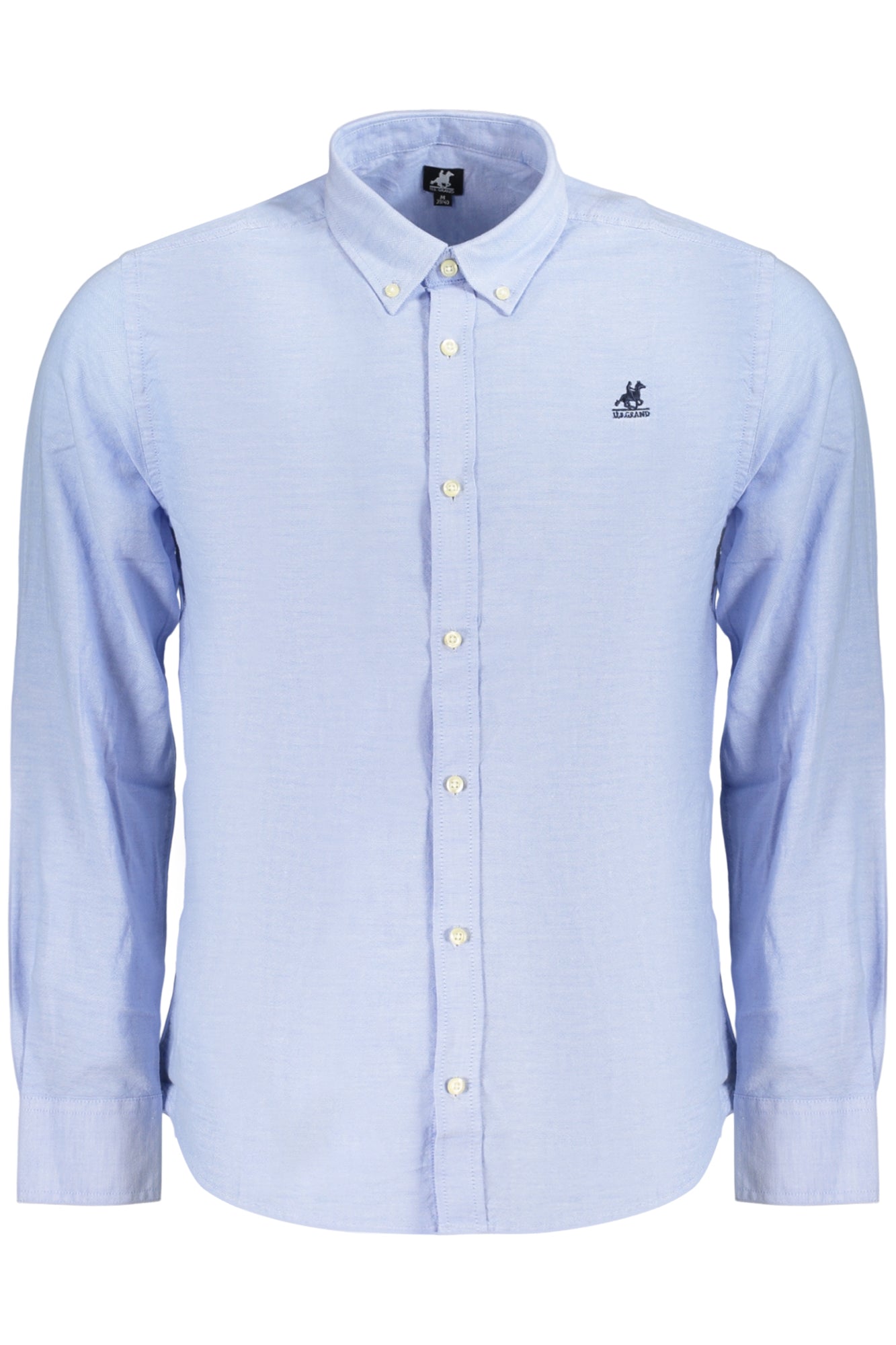 U.S. GRAND CAMICIA MANICHE LUNGHE UOMO AZZURRO TAGLIA = 2XL