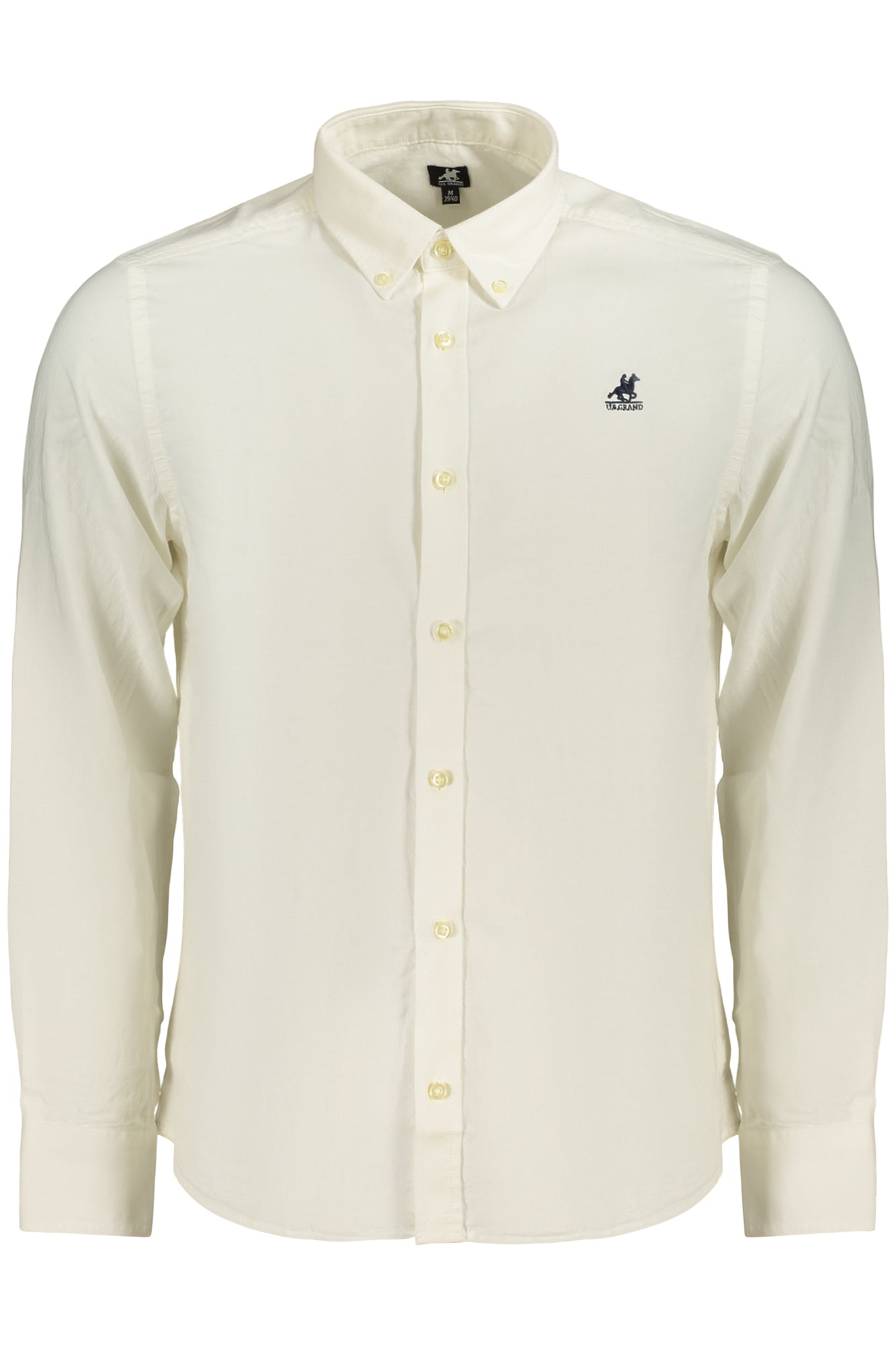 U.S. GRAND CAMICIA MANICHE LUNGHE UOMO BIANCO TAGLIA = S