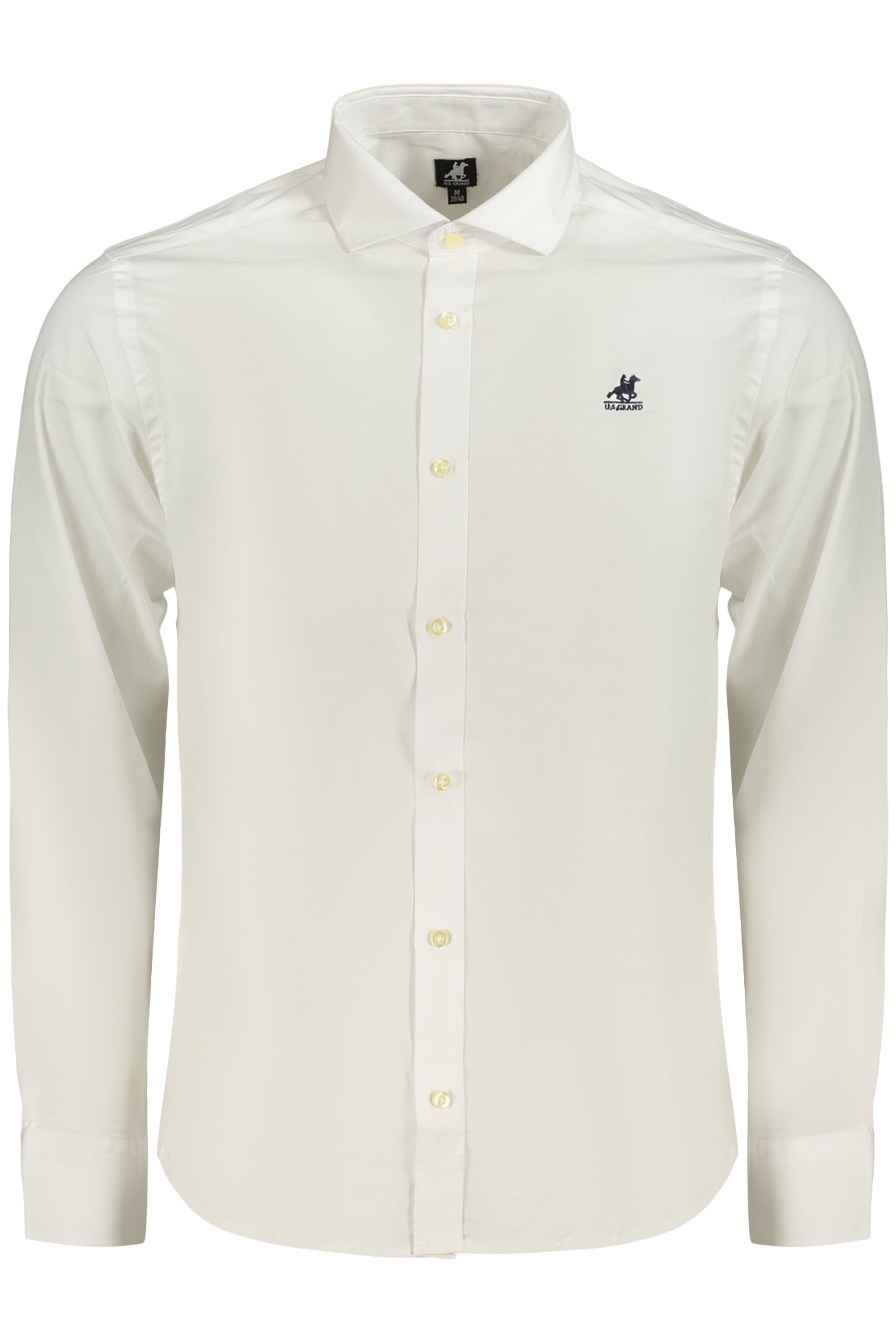 U.S. GRAND CAMICIA MANICHE LUNGHE UOMO BIANCO TAGLIA = M