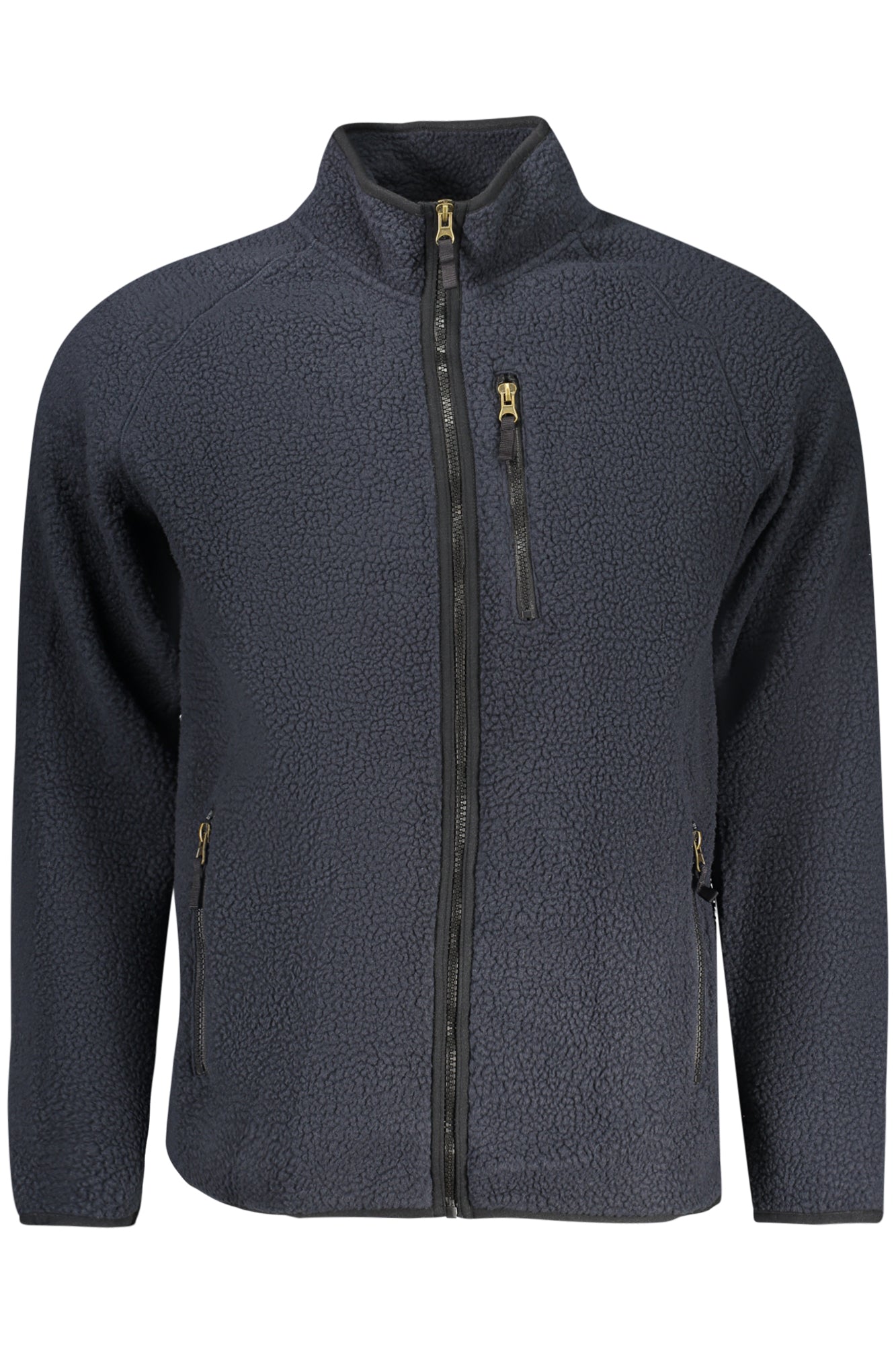 U.S. GRAND FELPA CON ZIP UOMO BLU TAGLIA = S