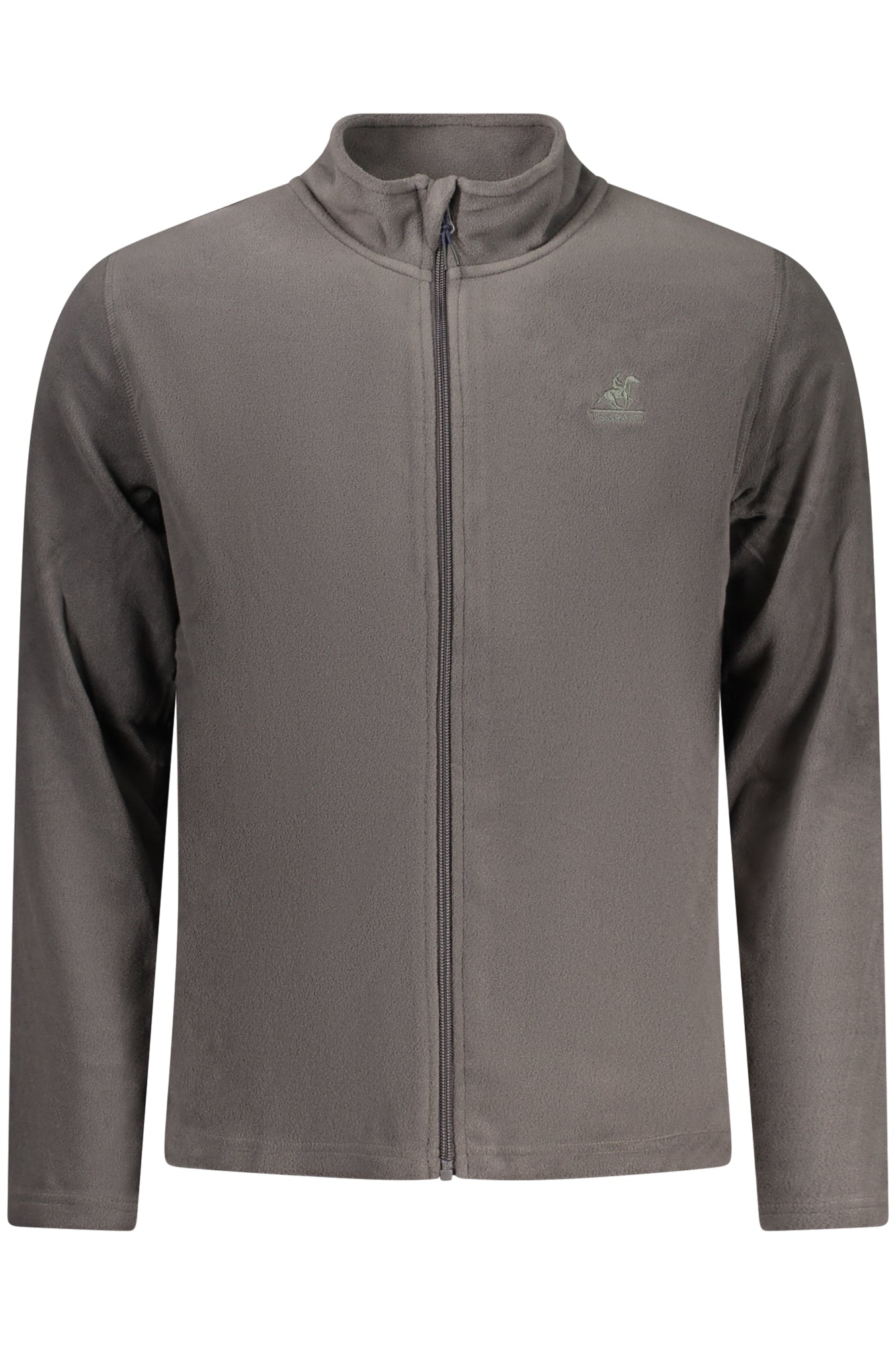 U.S. GRAND FELPA CON ZIP UOMO GRIGIO TAGLIA = S