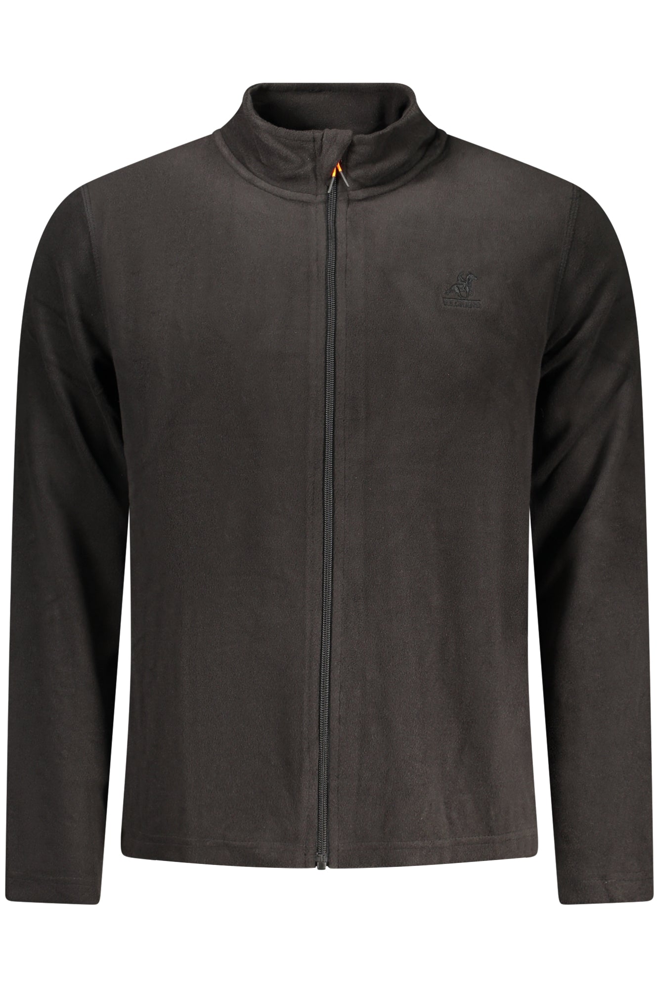 U.S. GRAND FELPA CON ZIP UOMO NERO TAGLIA = 3XL