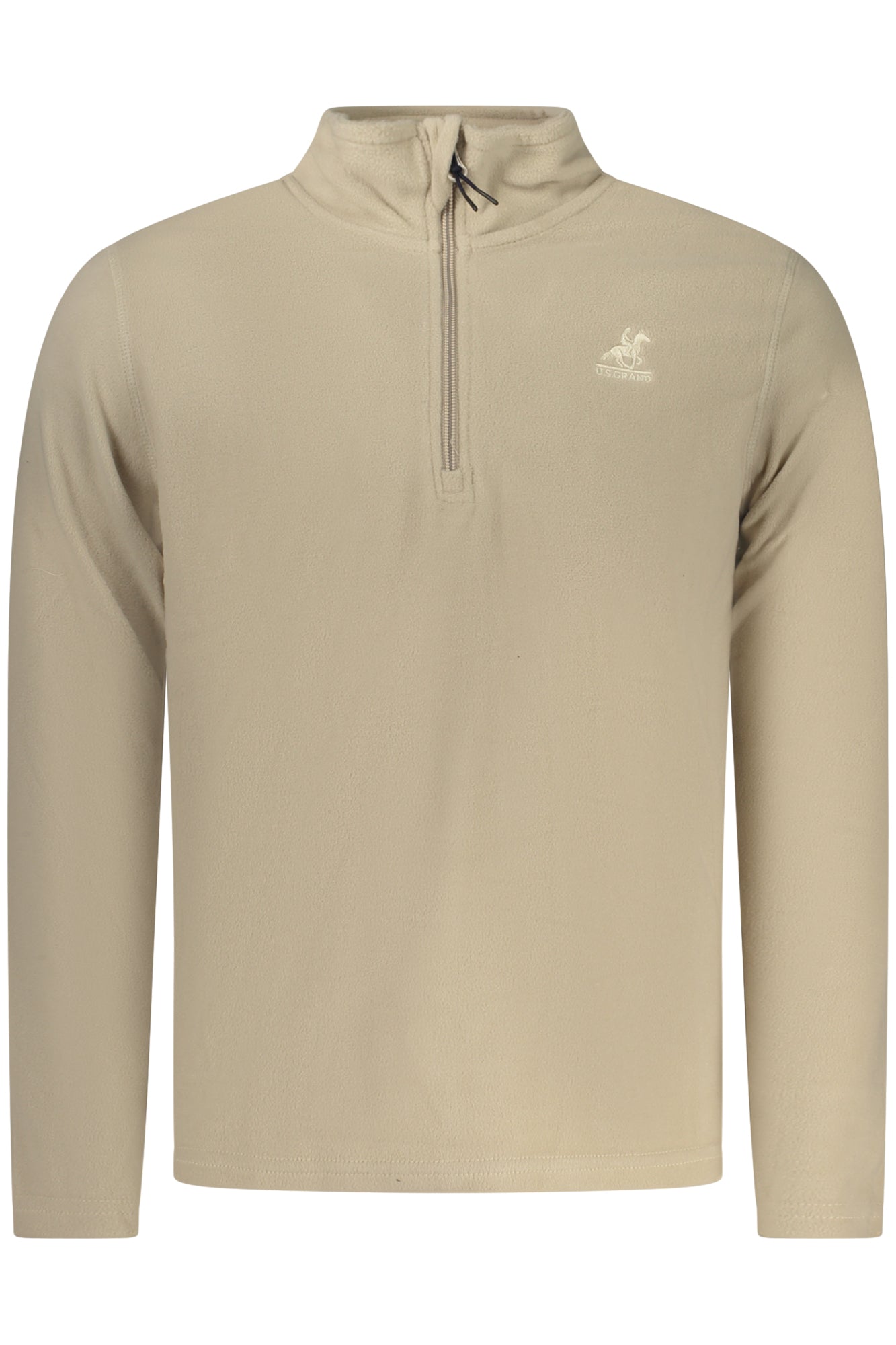 U.S. GRAND FELPA SENZA ZIP UOMO BEIGE TAGLIA = XL