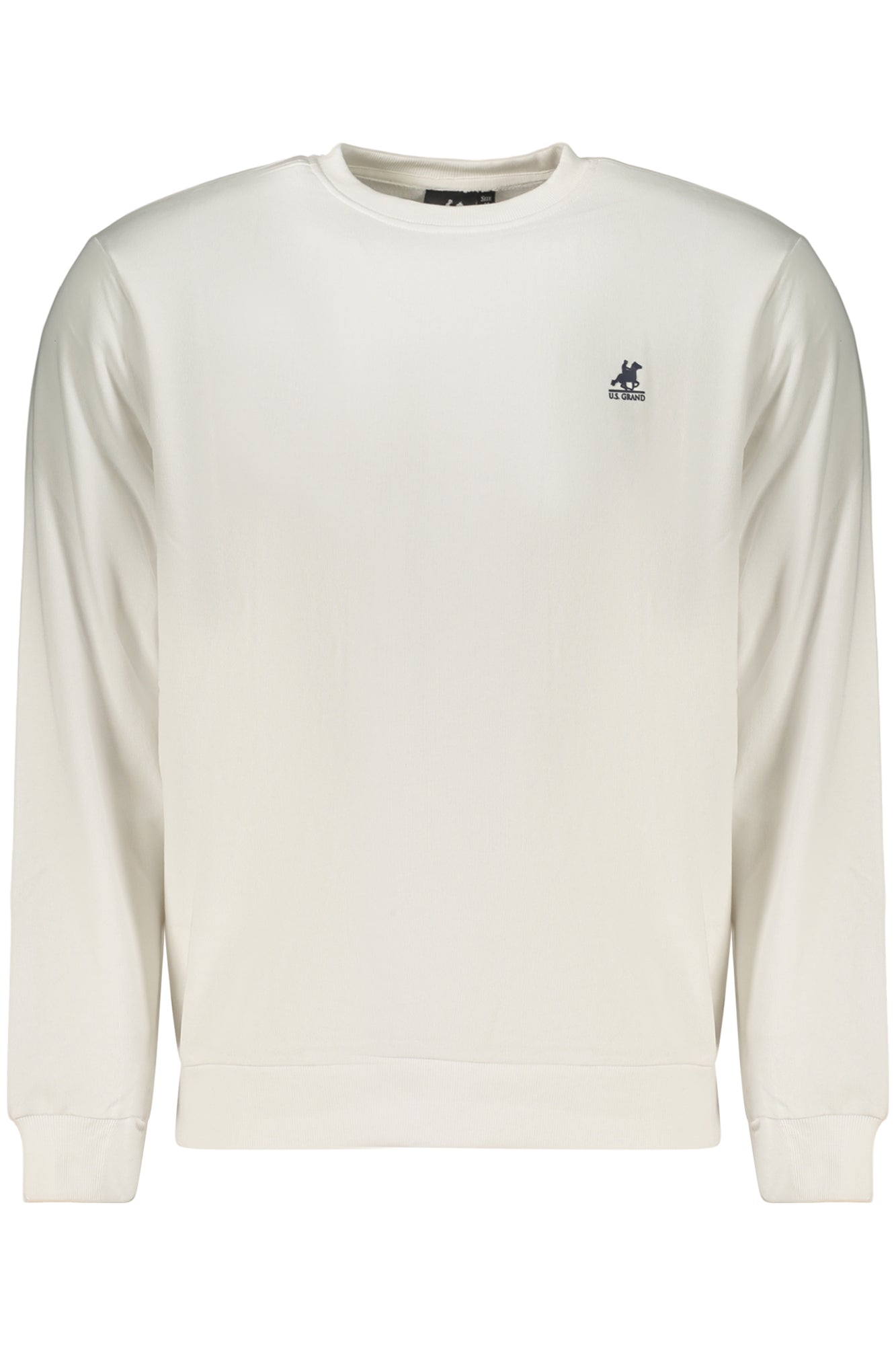 U.S. GRAND FELPA SENZA ZIP UOMO BIANCO TAGLIA = 2XL
