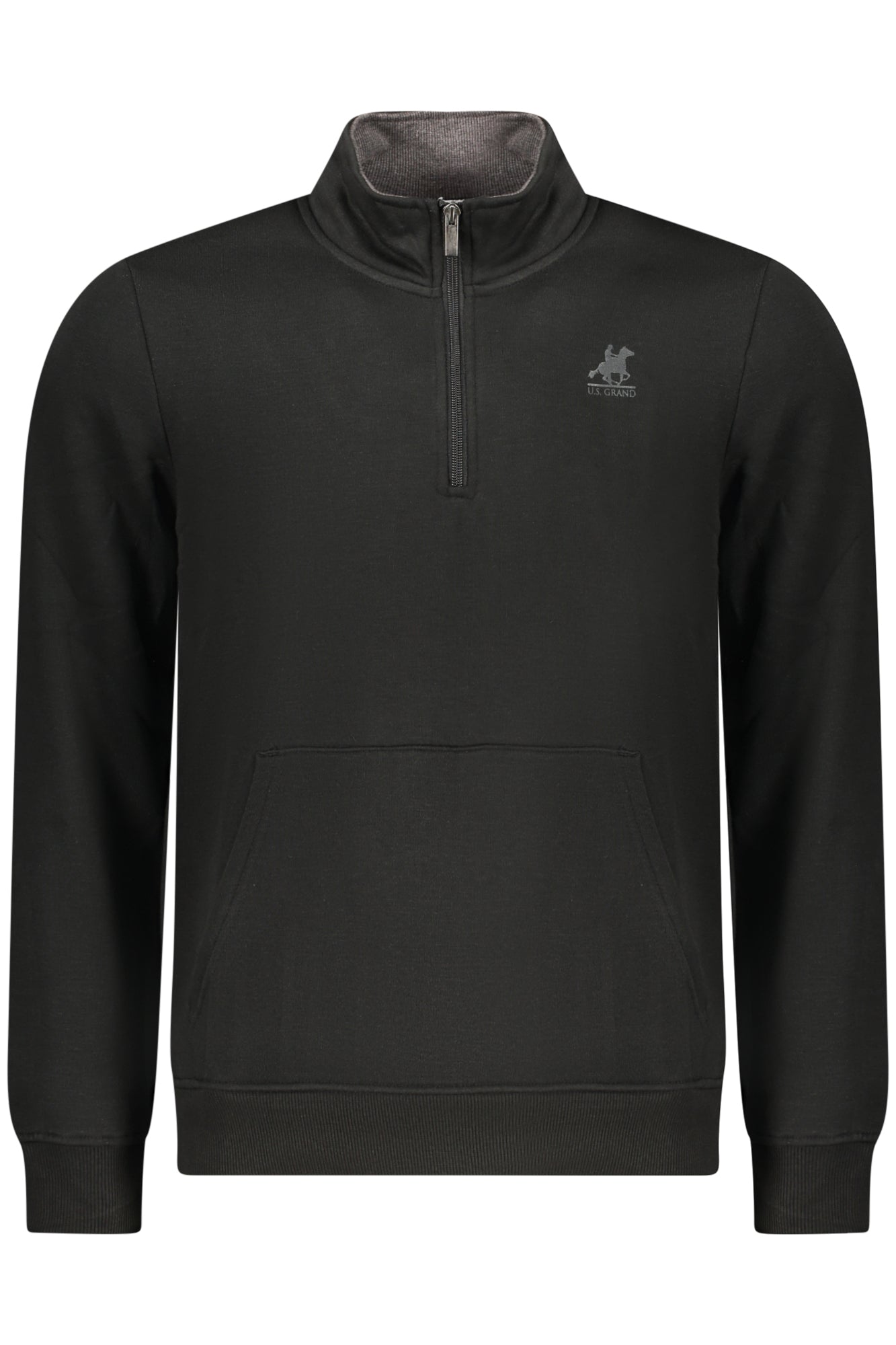 U.S. GRAND FELPA SENZA ZIP UOMO NERO TAGLIA = 2XL