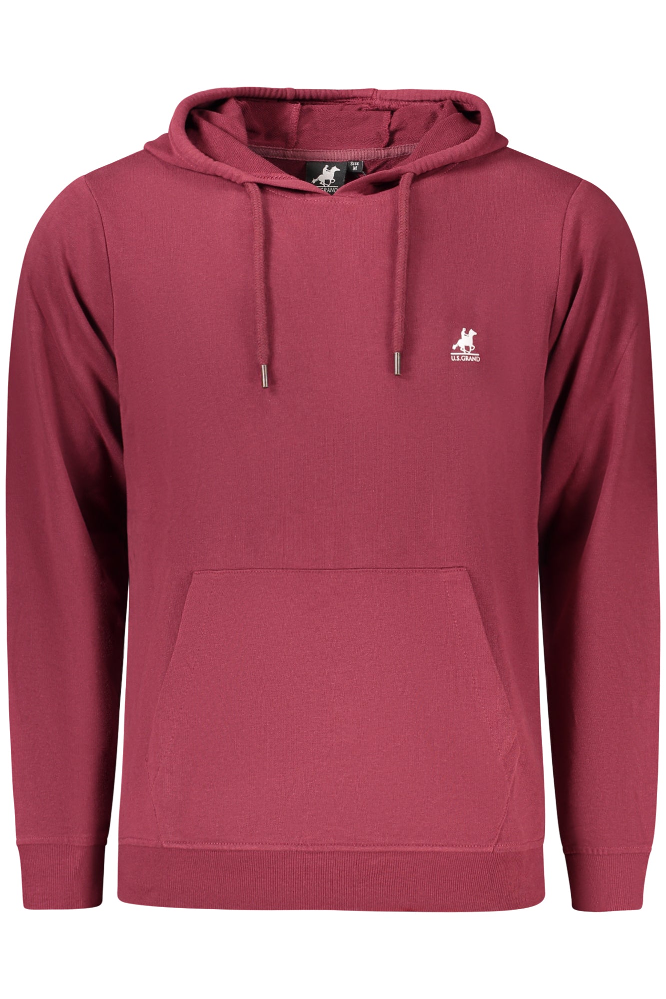 U.S. GRAND FELPA SENZA ZIP UOMO ROSSO TAGLIA = M
