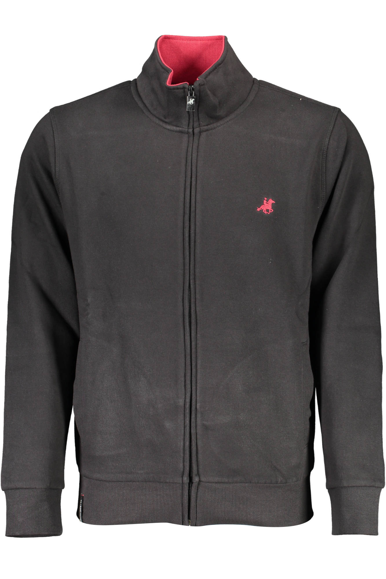 U.S. GRAND FELPA CON ZIP UOMO NERO TAGLIA = M