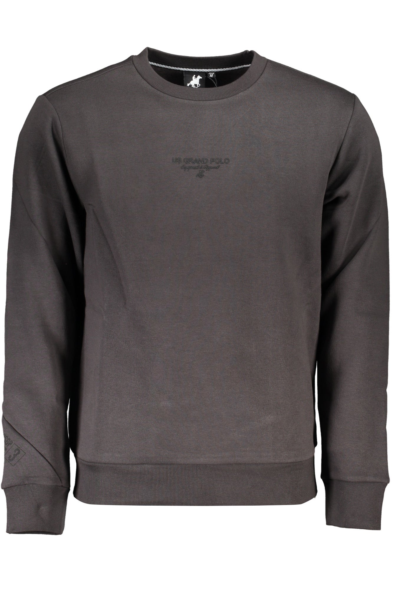 U.S. GRAND FELPA SENZA ZIP UOMO GRIGIO TAGLIA = 2XL