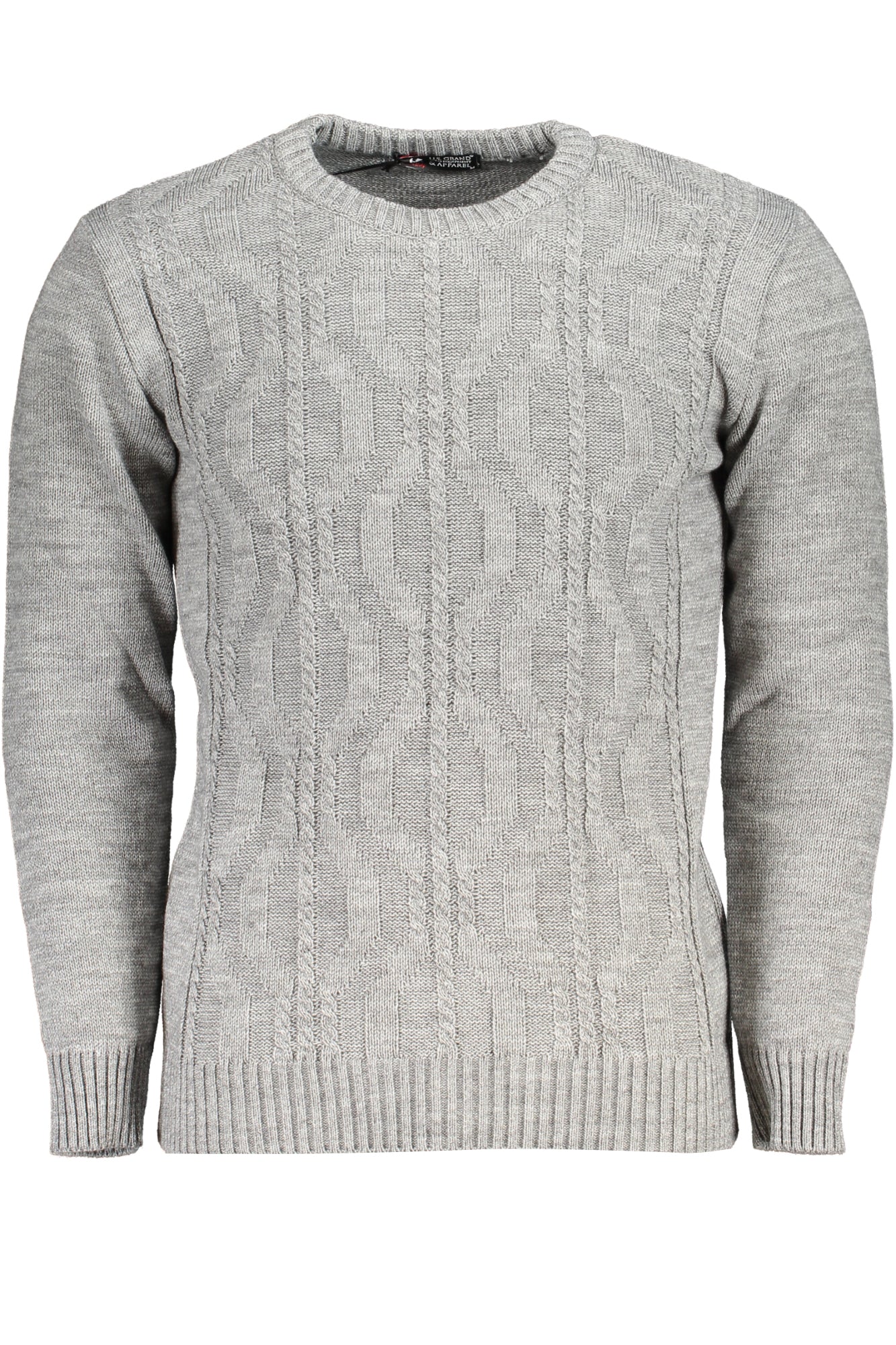 U.S. GRAND MAGLIONE UOMO GRIGIO TAGLIA = XL