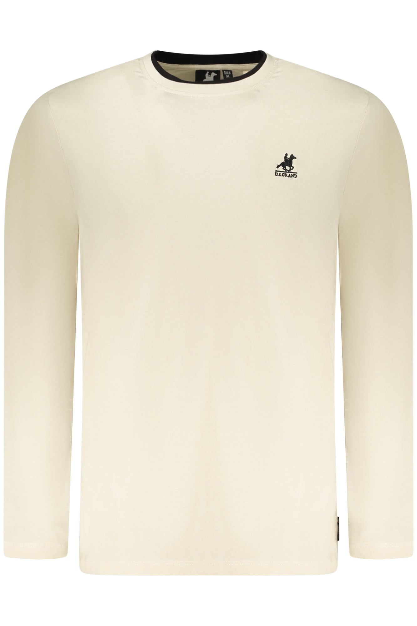 U.S. GRAND T-SHIRT MANICHE LUNGHE UOMO BEIGE TAGLIA = S