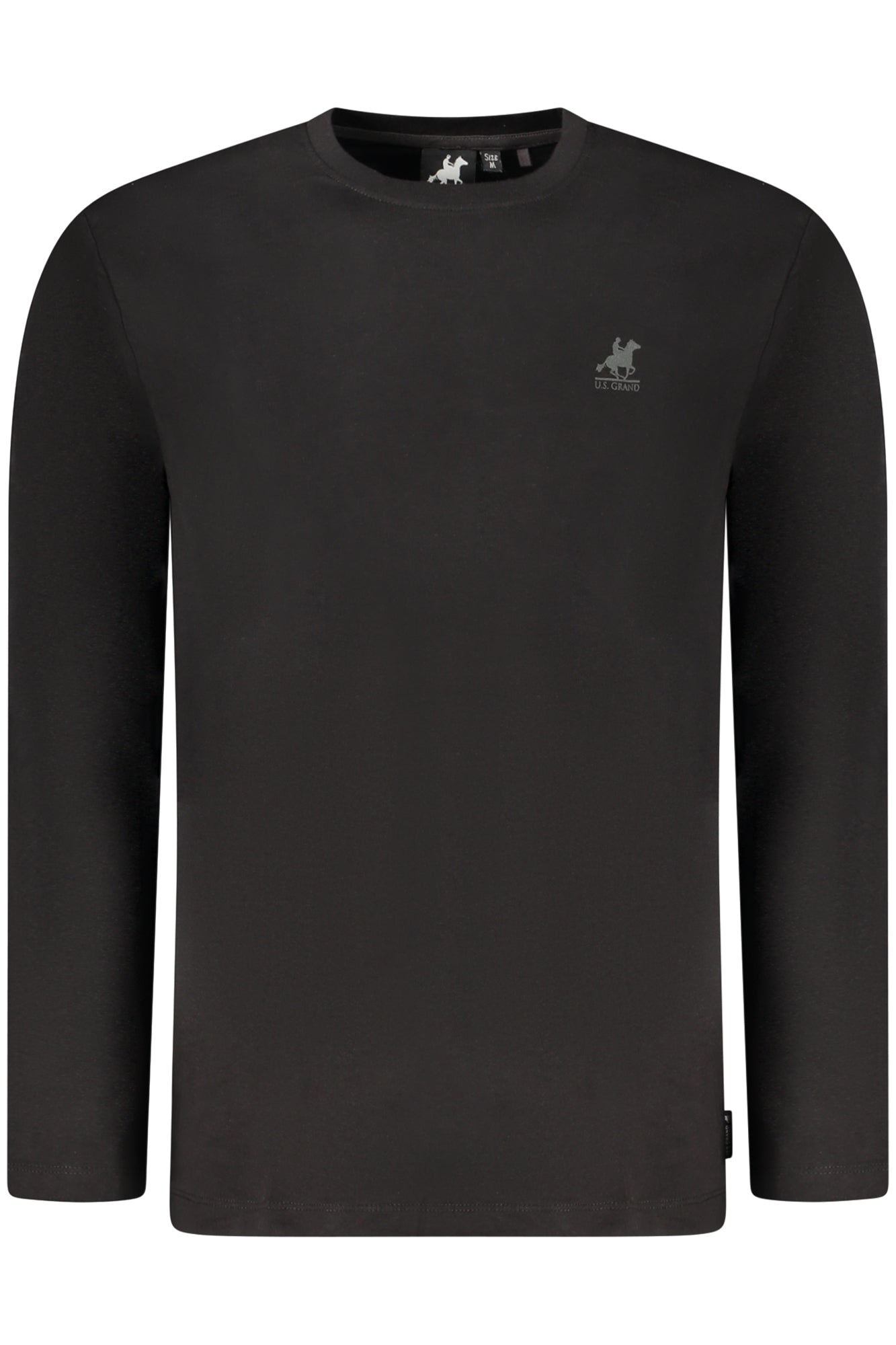 U.S. GRAND T-SHIRT MANICHE LUNGHE UOMO NERO TAGLIA = M