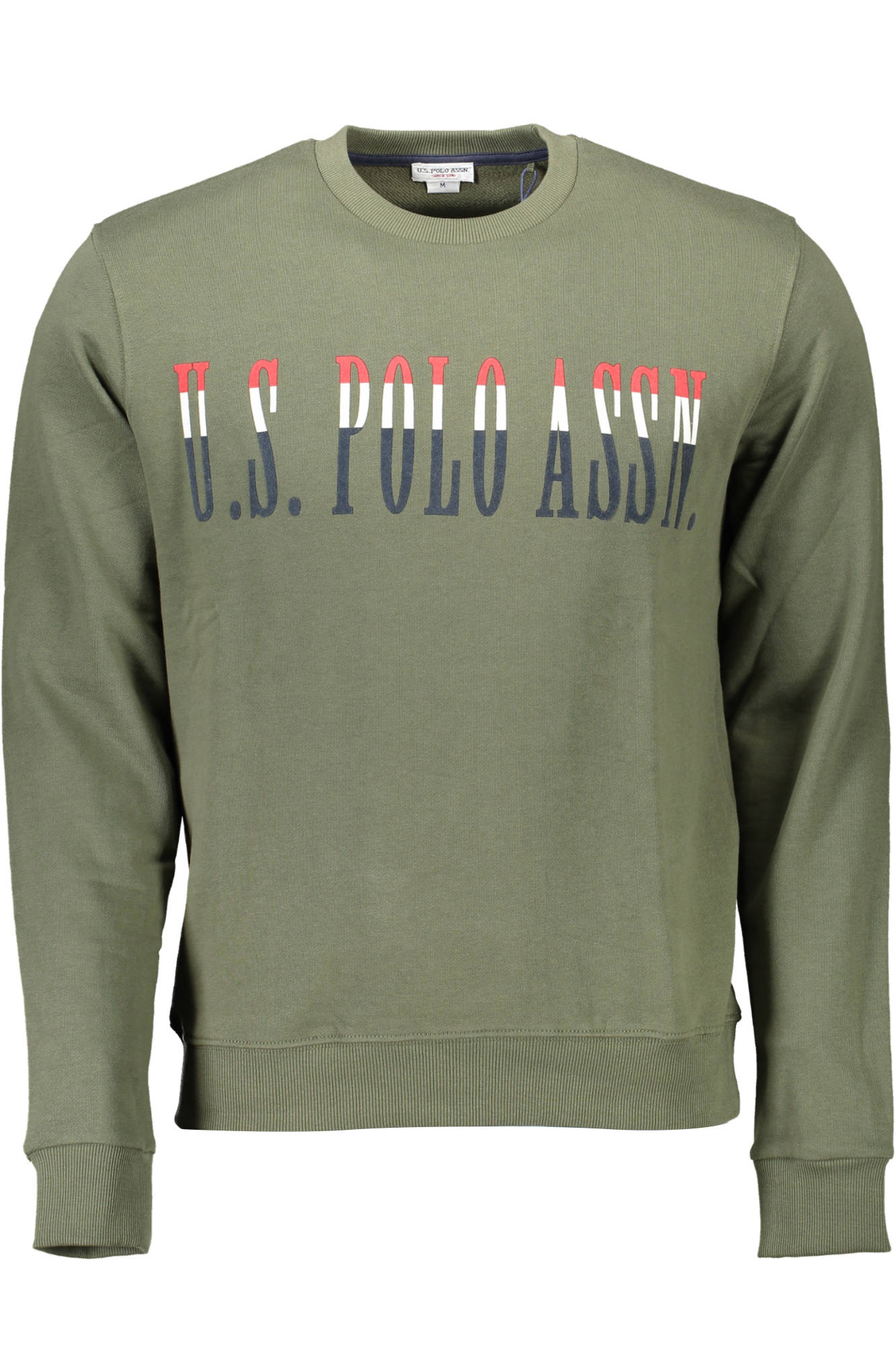 U.S. POLO ASSN. FELPA SENZA ZIP UOMO VERDE TAGLIA = 2XL
