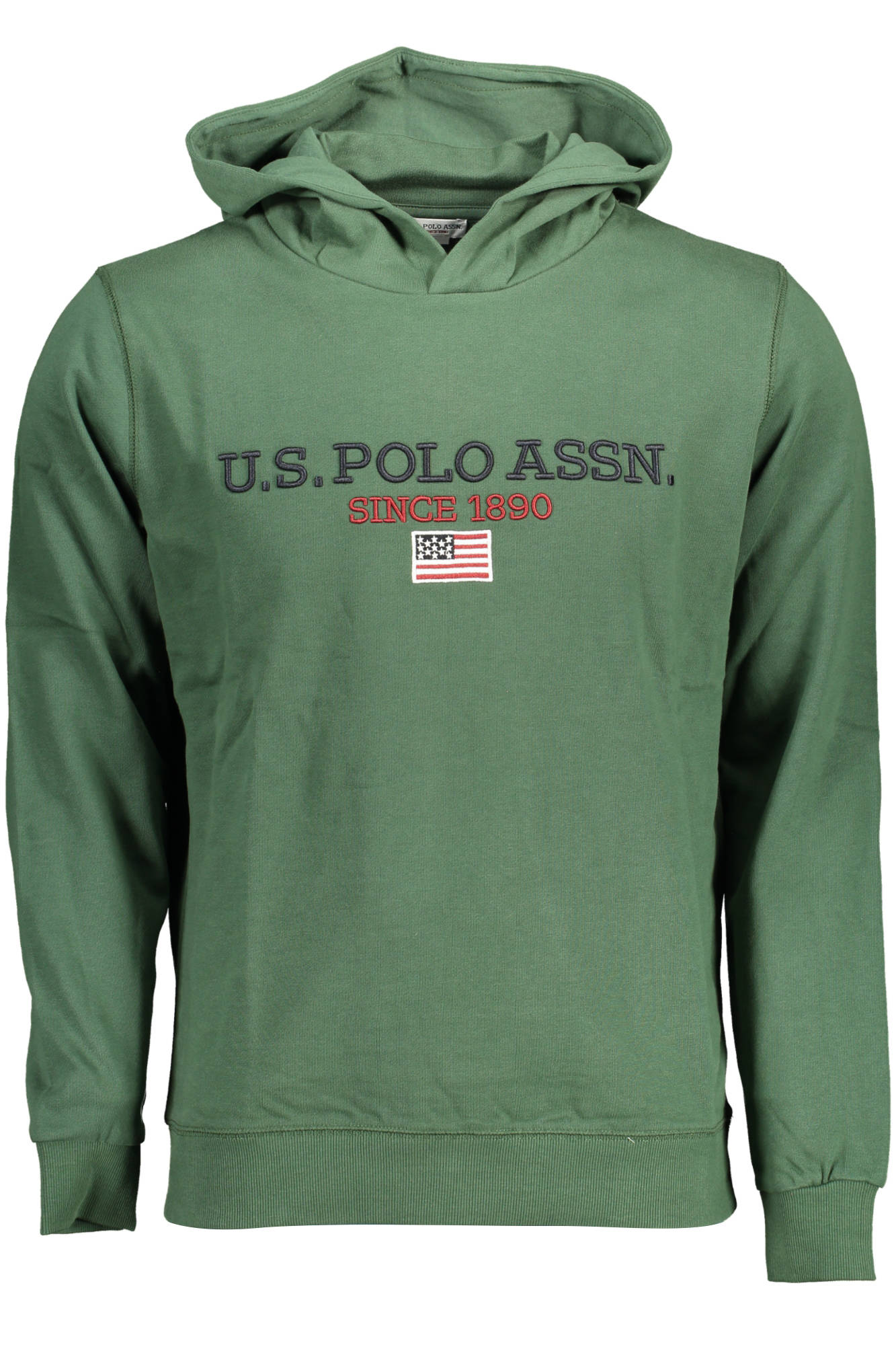 U.S. POLO ASSN. FELPA SENZA ZIP UOMO VERDE TAGLIA = 2XL